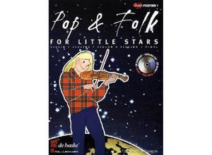 9789043108348 - Pop & Folk for Little Stars für Violine m Audio-CD - Jos van den Dungen Geheftet