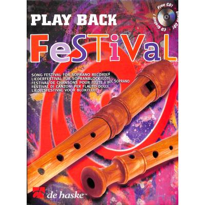 9789043109703 - Play Back Festival - Liederfestival für Blockflöte