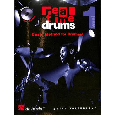 9789043118781 - Real time drums 1 - basic method for drumset