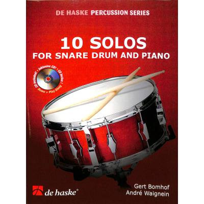 9789043127080 - 10 solos for snare drum + piano