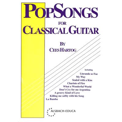 9789043142472 - Pop songs 1 for classical guitar