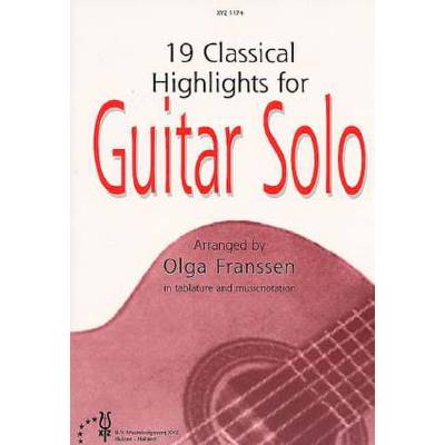 9789043142984 - 19 classical highlights for guitar solo