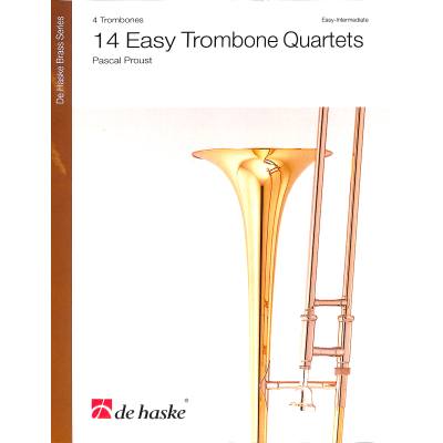 9789043152402 - 14 easy Trombone Quartets