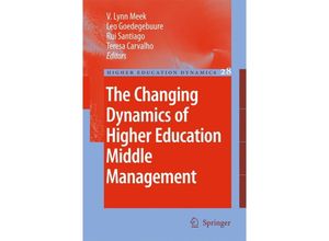 9789048191628 - The Changing Dynamics of Higher Education Middle Management Gebunden