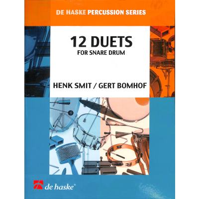 9789073252301 - 12 Duets for snare drum