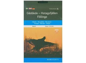 9789113105062 - Blad 9 Gäddede-Hotagsfjällen-Föllinge Karte (im Sinne von Landkarte)