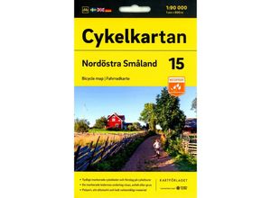 9789189427310 - Cykelkartan Blad 15 Nordöstra Småland Karte (im Sinne von Landkarte)