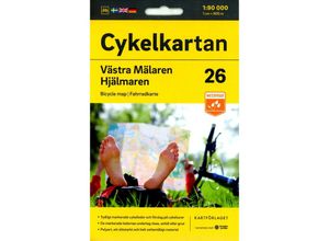 9789189427426 - Cykelkartan Blad 26 Va Mälaren Hjälmaren Karte (im Sinne von Landkarte)