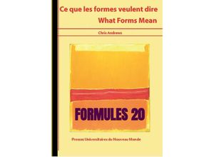 9789403645629 - Formules 20 - Chris Andrews Kartoniert (TB)