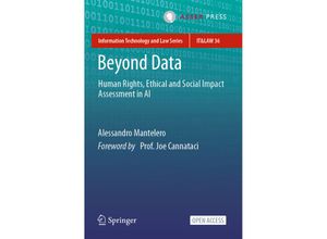 9789462655331 - Beyond Data - Alessandro Mantelero Kartoniert (TB)