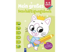 9789464764130 - Mein großes Beschäftigungsbuch 4-6 Jahre (Cover Katze) Gebunden