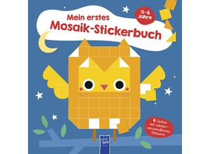 9789464764185 - Mein erstes Mosaik-Stickerbuch 4-6 Jahre (Cover Eule) Gebunden