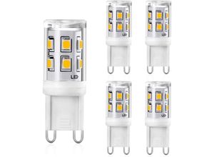 9789585354401 - Memkey - G9 led 2 w 20 w 25 w G9-Halogen-Äquivalent 200 lm warmweiß 3000 k LED-Glühbirne G9-Lampe cri 80 360-Grad-Winkel ac 220–240 v nicht