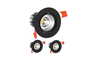 9789585356085 - Memkey - 3 x LED-Einbaustrahler 9 w COB-Deckeneinbauleuchte Kaltweiß 6000 k 900 lm ac 220–240 v Ra≥90 Ausschnitt 90–100 mm Abstrahlwinkel 24°