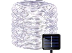 9789585357808 - 100 LED-Solar-Lichterketten wasserdichte 39 Fuß 12 m Outdoor-Kupferdrahtrohr-Seil-Lichterketten für Weihnachten Garten Hof Weg Zaun Baum