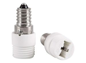 9789585370562 - Beijiyi - 2er-Pack E14-auf-G9-Keramiksockel-Adapter für led- Halogen- und Kompaktleuchtstofflampen