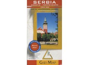 9789630080538 - Gizi Map Serbia Kosovo Montenegro Karte (im Sinne von Landkarte)