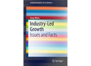 9789811000072 - SpringerBriefs in Economics   Industry-Led Growth - Arup Mitra Kartoniert (TB)