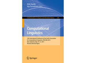 9789811005145 - Computational Linguistics Kartoniert (TB)