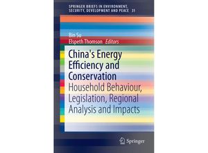 9789811009273 - Chinas Energy Efficiency and Conservation Kartoniert (TB)