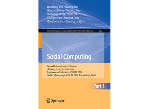 9789811020520 - Social Computing Kartoniert (TB)