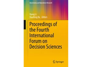 9789811029196 - Uncertainty and Operations Research   Proceedings of the Fourth International Forum on Decision Sciences Kartoniert (TB)