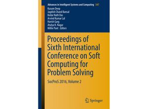 9789811033247 - Proceedings of Sixth International Conference on Soft Computing for Problem Solving Kartoniert (TB)