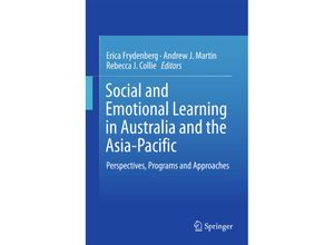 9789811033933 - Social and emotional learning in Australia and the Asia-Pacific Gebunden