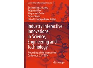 9789811039522 - Industry Interactive Innovations in Science Engineering and Technology Kartoniert (TB)