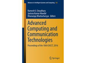 9789811046025 - Advanced Computing and Communication Technologies Kartoniert (TB)