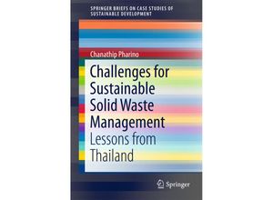 9789811046292 - SpringerBriefs on Case Studies of Sustainable Development   Challenges for Sustainable Solid Waste Management - Chanathip Pharino Kartoniert (TB)