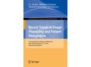 9789811048586 - Recent Trends in Image Processing and Pattern Recognition Kartoniert (TB)