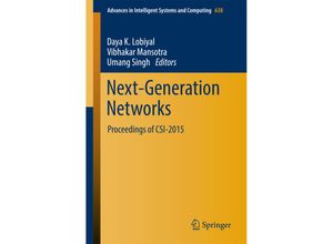 9789811060045 - Next-Generation Networks Kartoniert (TB)