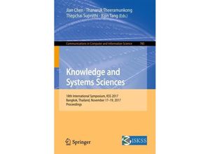 9789811069888 - Knowledge and Systems Sciences Kartoniert (TB)