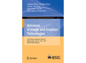 9789811073885 - Advances in Image and Graphics Technologies Kartoniert (TB)