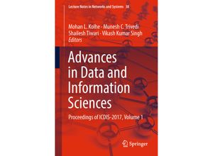 9789811083594 - Advances in Data and Information Sciences Kartoniert (TB)