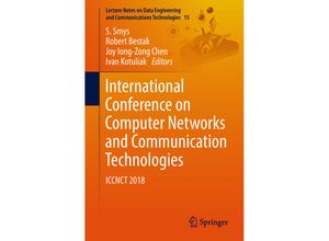 9789811086809 - International Conference on Computer Networks and Communication Technologies Kartoniert (TB)