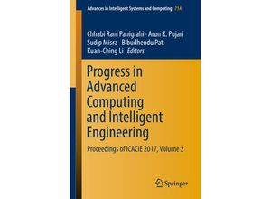 9789811302237 - Progress in Advanced Computing and Intelligent Engineering Kartoniert (TB)