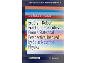 9789811311581 - Erdélyi-Kober Fractional Calculus - A M Mathai H J Haubold Kartoniert (TB)