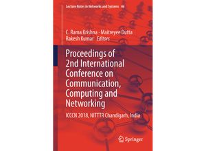 9789811312168 - Proceedings of 2nd International Conference on Communication Computing and Networking Kartoniert (TB)