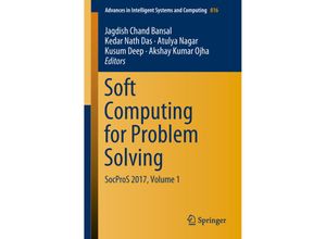 9789811315916 - Soft Computing for Problem Solving Kartoniert (TB)