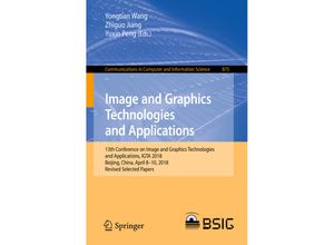 9789811317019 - Image and Graphics Technologies and Applications Kartoniert (TB)