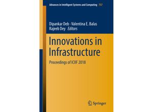 9789811319655 - Innovations in Infrastructure Kartoniert (TB)