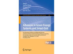 9789811323805 - Advances in Green Energy Systems and Smart Grid Kartoniert (TB)