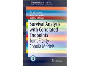 9789811335150 - SpringerBriefs in Statistics   Survival Analysis with Correlated Endpoints - Takeshi Emura Shigeyuki Matsui Virginie Rondeau Kartoniert (TB)