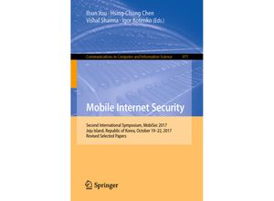 9789811337314 - Mobile Internet Security Kartoniert (TB)