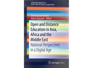 9789811357862 - SpringerBriefs in Education   Open and Distance Education in Asia Africa and the Middle East Kartoniert (TB)