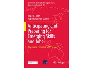 9789811570209 - Anticipating and Preparing for Emerging Skills and Jobs Kartoniert (TB)