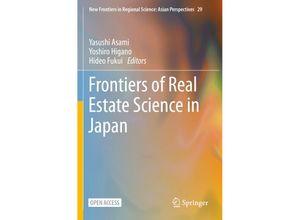 9789811588501 - Frontiers of Real Estate Science in Japan Kartoniert (TB)