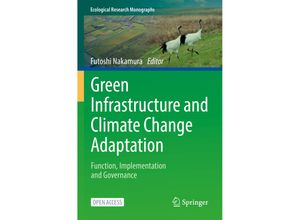 9789811667930 - Ecological Research Monographs   Green Infrastructure and Climate Change Adaptation Kartoniert (TB)